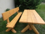 Zestaw ogrodowy: Stół i ławka, 3 m długości!