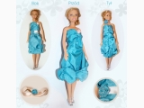 Autorska sukienka 360` dla  Barbie