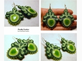 kolczyki soutache  