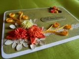 Kartka imininowa quilling