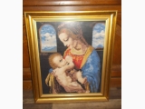 Madonna Litta namalowany przez Leonardo da Vinci.