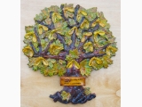 Prezent na 40 rubinową,rocznicę ślubu -wykonany ręcznie klon drzewo genealogiczne