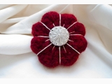 Brooch- Royal Limited Edition 2011- red