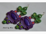 kolczyki soutache sutasz