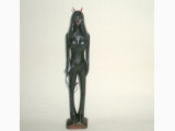 DIABLICA - kobieta diabeł rzeźba w drewnie