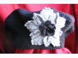 Szydełkowy beret.